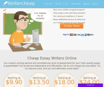 Writercheap.com(Writercheap) Screenshot