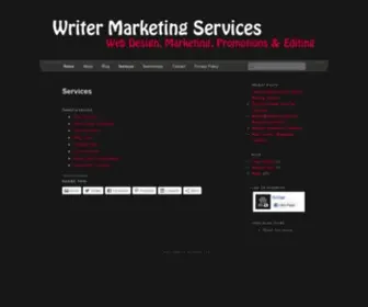 Writermarketing.co.uk(Writer Marketing Services) Screenshot