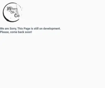 Writers-ON-Call.com(Your #1 Content Writers Service for Every Job) Screenshot