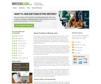 Writerscash.com(Online Freelance Writing Jobs) Screenshot