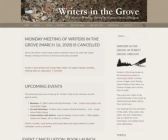 Writersinthegrove.com(Writers in the Grove) Screenshot
