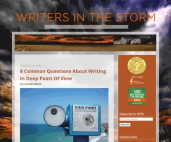 Writersinthestormblog.com(Writers In The Storm) Screenshot