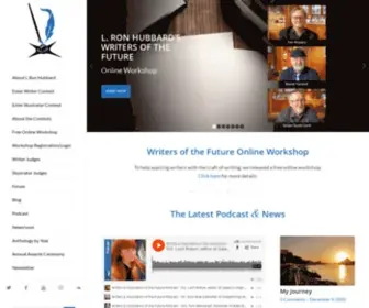 Writersofthefuture.com(Ron Hubbard presents Writers of the Future Contest) Screenshot