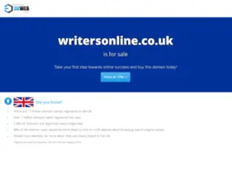 Writersonline.co.uk(Buy .co.uk domain) Screenshot