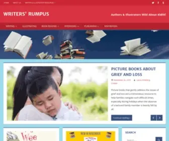 Writersrumpus.com(Authors & Illustrators Wild About Kidlit) Screenshot
