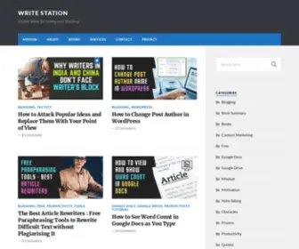 Writestation.com(Write Station) Screenshot