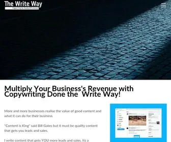 Writeway.com.au(The Write Way) Screenshot