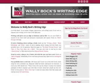 Writingabookwithwally.com(Wally Bock's Writing Edge) Screenshot