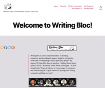 Writingbloc.com(Writing Bloc) Screenshot