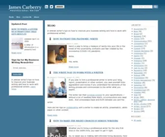 Writingbusiness.com(James Carberry) Screenshot