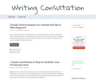 Writingconsultation.com(Writing Consultation) Screenshot