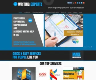 Writingexpertz.com(Business Plan) Screenshot