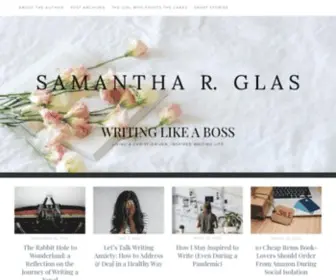 Writinglikeaboss.com(Living a Christ) Screenshot