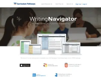 Writingnavigator.com(Curriculum Pathways) Screenshot