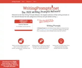 Writingprompts.net(Writingprompts) Screenshot
