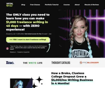 Writingrevolt.com(Writing Revolt) Screenshot
