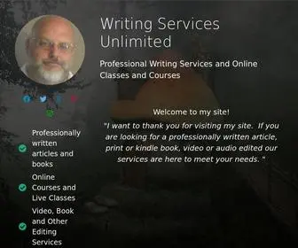 Writingservicesunlimited.com(Ultimate site for writers) Screenshot