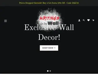 Writingsonthewall.in(Writings On The Wall) Screenshot