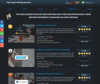 Writingthesistops.com(Thesis Writing Help) Screenshot