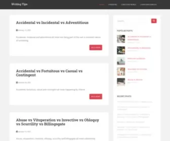 Writingtips.cc(Writing Tips) Screenshot