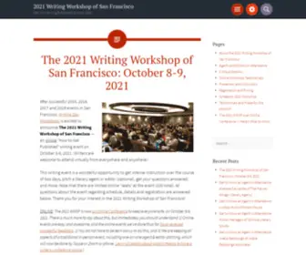 Writingworkshopsanfrancisco.com(Get Your Writing Published at a Writers Conference) Screenshot