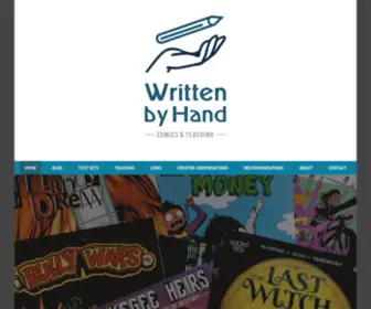 Writtenbyhand.org(Comics & Teaching) Screenshot