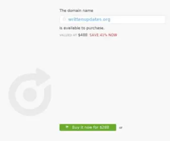 Writtenupdates.org(Writtenupdate Blog) Screenshot