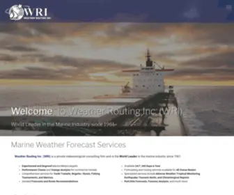 Wriwx.com(Weather Routing Inc) Screenshot