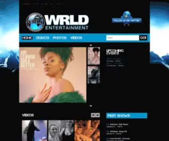 WRldent.com(WRLD Entertainment) Screenshot