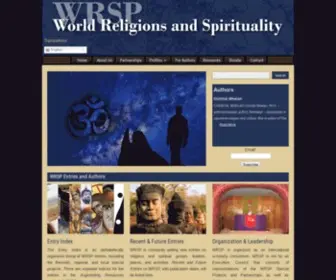 WRLdrels.org(World Religions and Spirituality Project) Screenshot