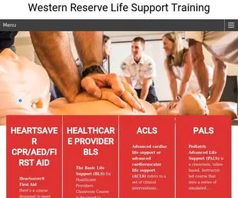 WRLST.com(Western Reserve Life Support Training) Screenshot