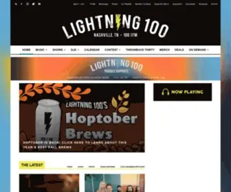WRLT.com(Lightning 100) Screenshot