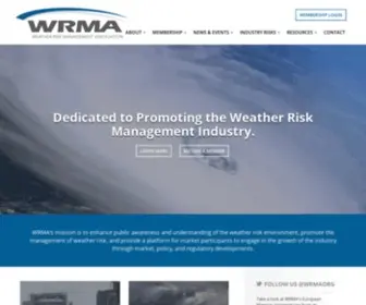 Wrma.org(Weather Risk Management Association) Screenshot