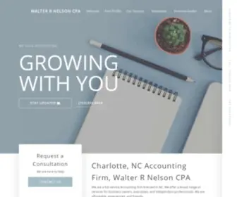 WRNcpa.co(Take a look at our Welcome page. Walter R Nelson CPA) Screenshot