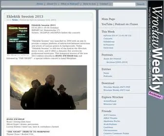 Wroclawweekly.pl(Wroclaw Weekly Online) Screenshot