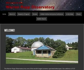 Wro.org(Astronomical Observatory near Mansfield Ohio) Screenshot