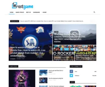 Wrostgame.com(Wrostgame) Screenshot