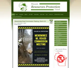 WRPC.net(Wisconsin Resources Protection Council) Screenshot