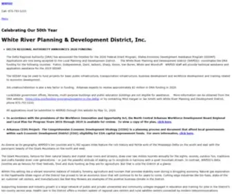 WRPDD.org(White River Planning & Development District) Screenshot