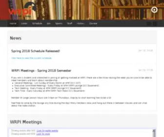 Wrpi.org(WRPI Troy 91.5 FM) Screenshot