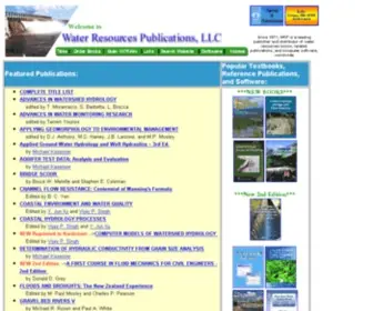 WRPLLC.com(Water Resources Publications) Screenshot