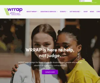 Wrrap.org(Women's Reproductive Rights Assistance Project) Screenshot