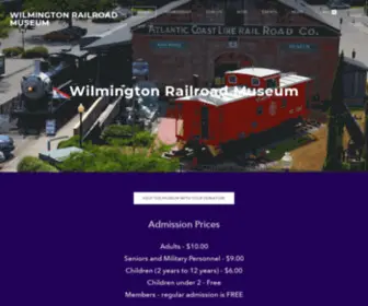 WRRM.org(WILMINGTON RAILROAD MUSEUM) Screenshot