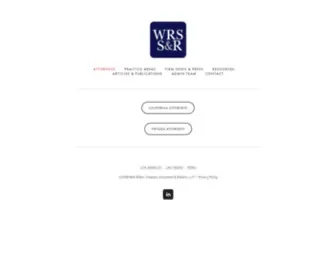 WRslawyers.com(Wolf, Rifkin, Shapiro, Schulman & Rabkin, LLP) Screenshot