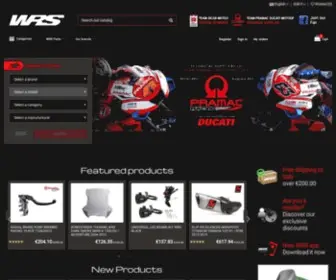 WRS.sm(Vendita accessori moto e ricambi moto per pista e stradali delle migliori marche) Screenshot