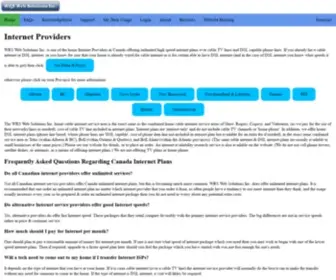 WRswebsolutions.ca(Compare Internet Providers. WRS Web Solutions Inc) Screenshot