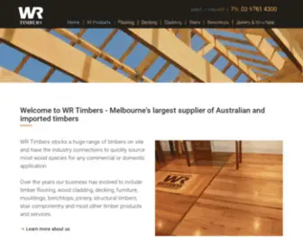 Wrtimbers.com.au(WR Timbers) Screenshot