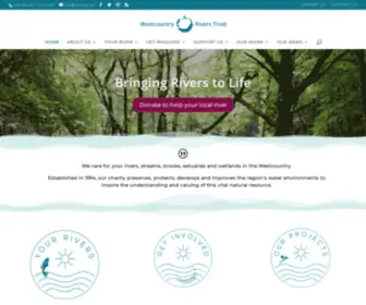 WRT.org.uk(Westcountry Rivers Trust) Screenshot