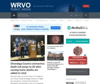 Wrvo.org(WRVO Public Media) Screenshot