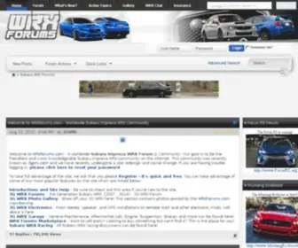WRxforums.com(Subaru WRX Forums) Screenshot